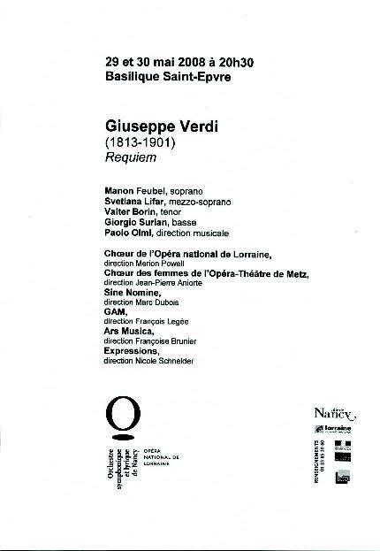 première du programme